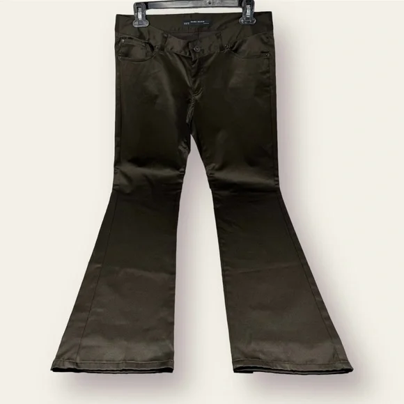 Zara Basic Satin Jeans / Pants / Trousers (Brown) - Picture 10 of 16